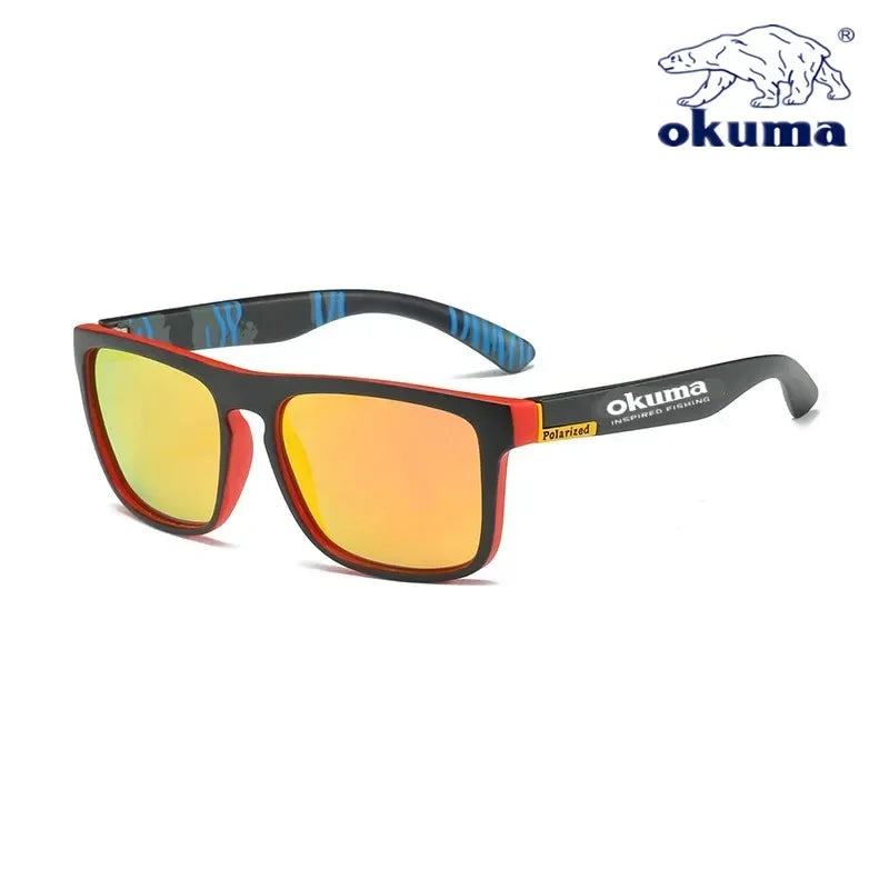 Okuma-Óculos de sol polarizados para homens e mulheres, caça ao ar livre, pesca, condução, bicicletas, caixa opcional, UV400