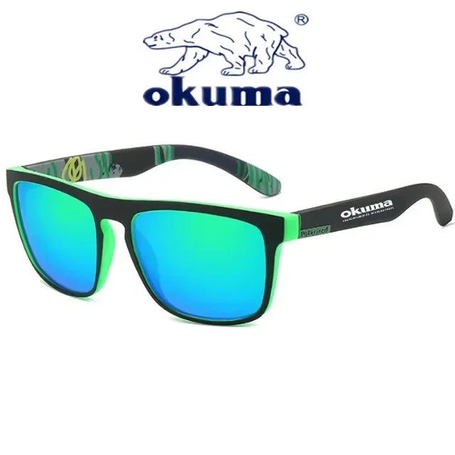 Okuma-Óculos de sol polarizados para homens e mulheres, caça ao ar livre, pesca, condução, bicicletas, caixa opcional, UV400