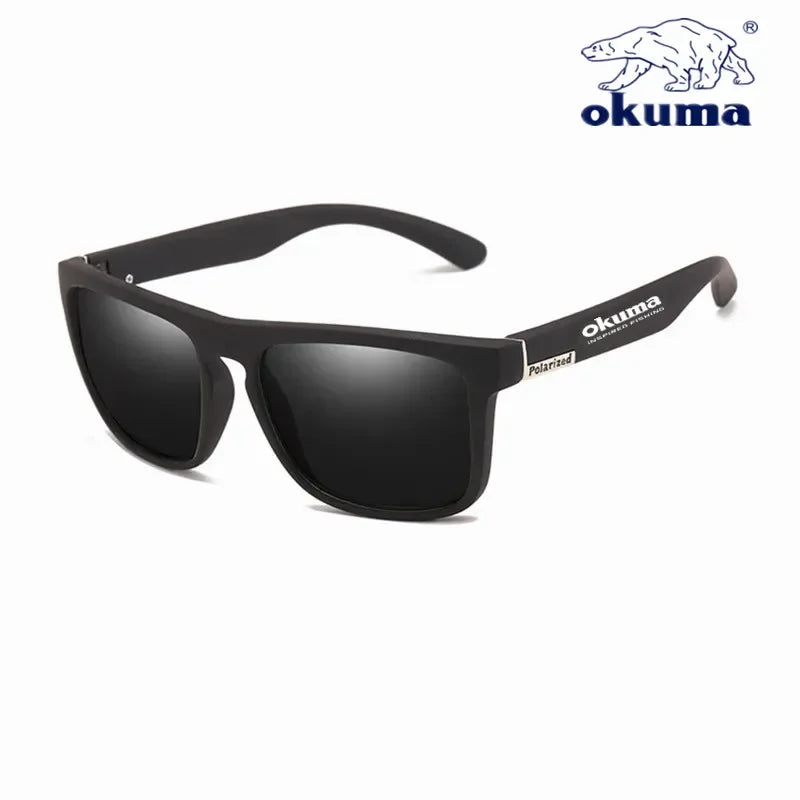 Okuma-Óculos de sol polarizados para homens e mulheres, caça ao ar livre, pesca, condução, bicicletas, caixa opcional, UV400