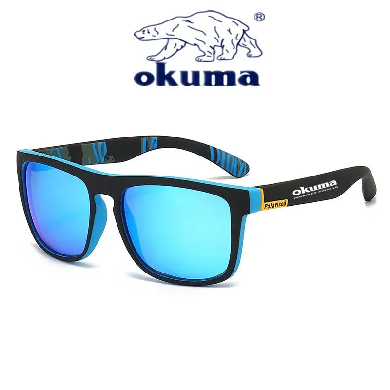 Okuma-Óculos de sol polarizados para homens e mulheres, caça ao ar livre, pesca, condução, bicicletas, caixa opcional, UV400